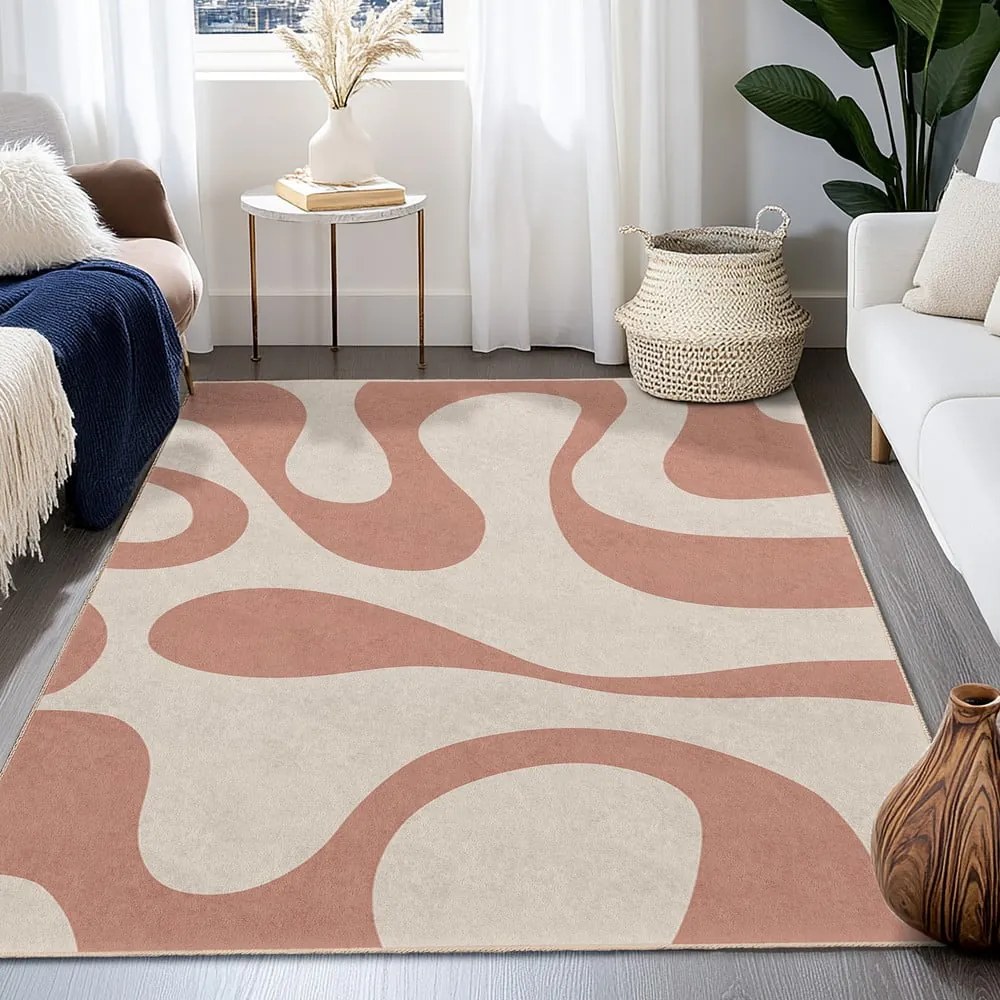 Różowy dywan odpowiedni do prania 160x230 cm Strawberry Latte – Mila Home