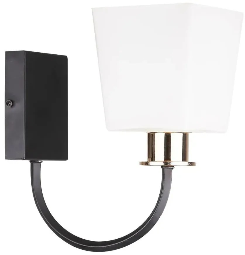 Czarny metalowy kinkiet - K504 F3-W48