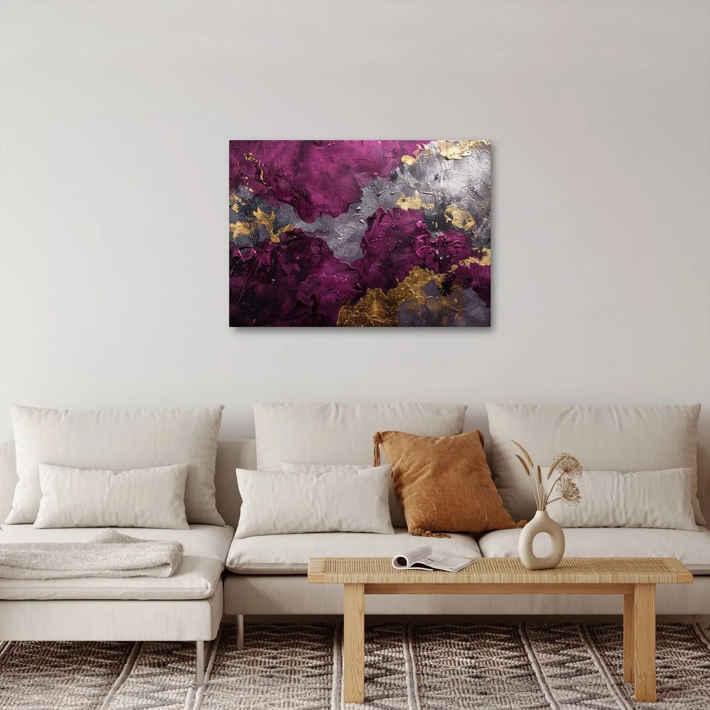 Obraz - Teksturowanie abstrakcji (70x50 cm)