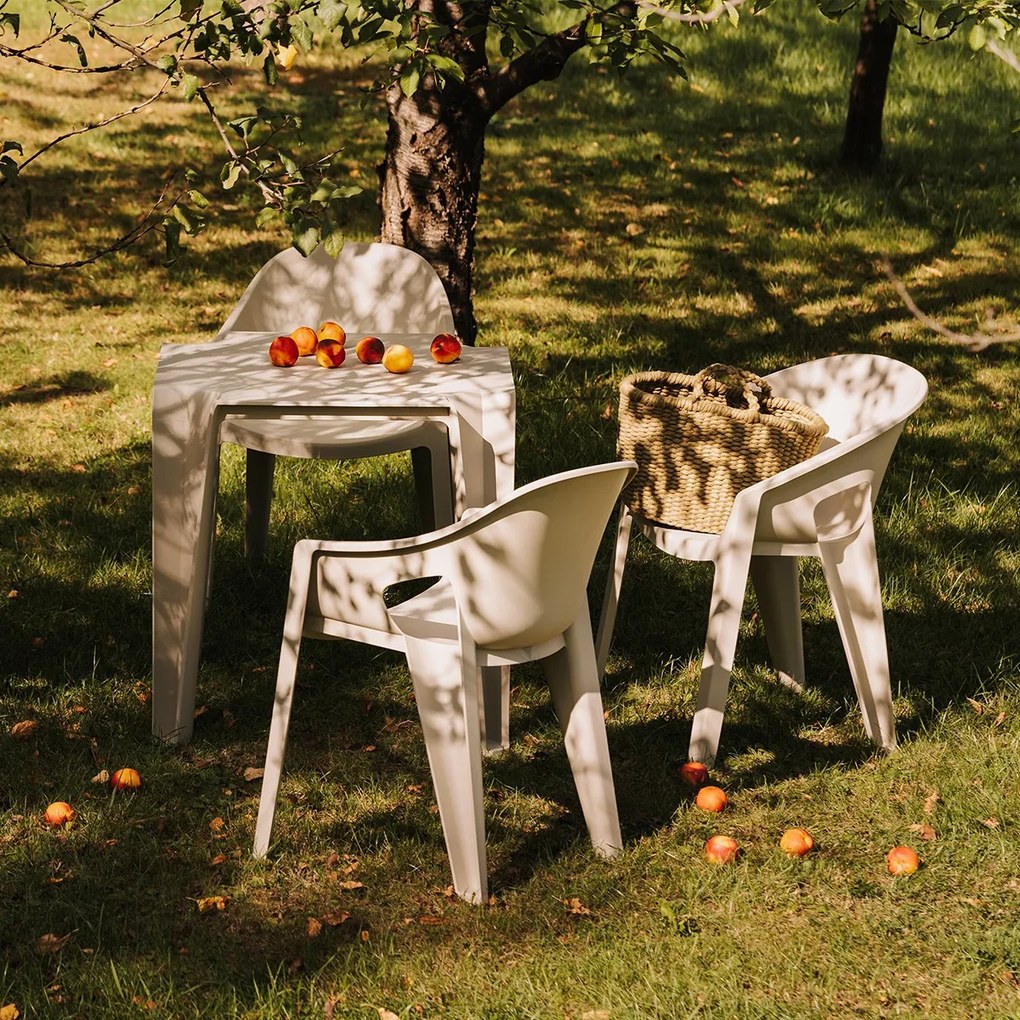 Plastikowe krzesło do ogrodu Premo Five z podłokietnikami