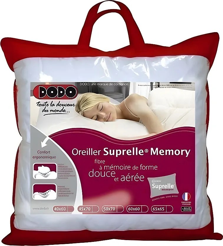 Poduszka pamięciowa DODO SUPRELLE MEMORY 65x65cm - Ergonomiczna