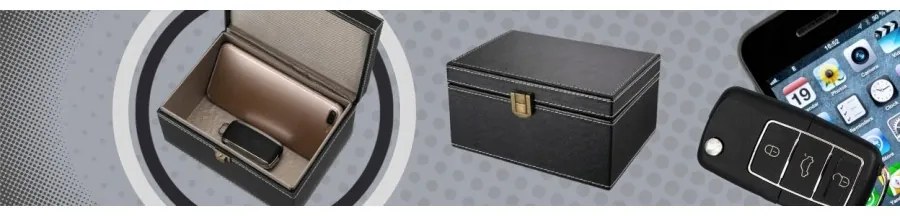 Klatka FARADAYA PUDEŁKO DUŻE 17CM NA KLUCZE do Samochodu Keyless Karty Etui