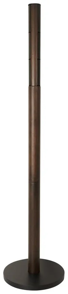 Czarny wieszak z drewna kauczukowego Flapper – Umbra