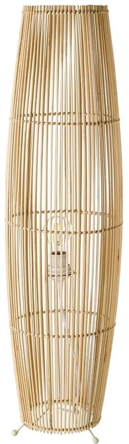 Naturalna lampa stojąca z bambusowym kloszem (wys. 88 cm) Natural Way – Casa Selección