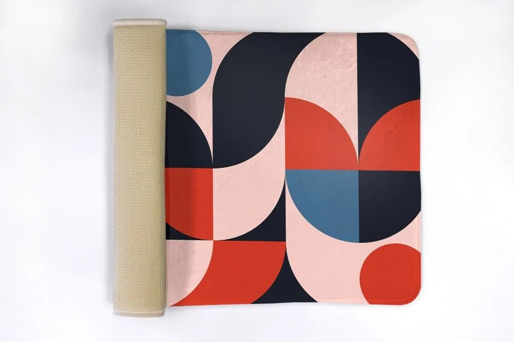 Dywanik do łazienki Dywanik do łazienki Geometryczny wzór