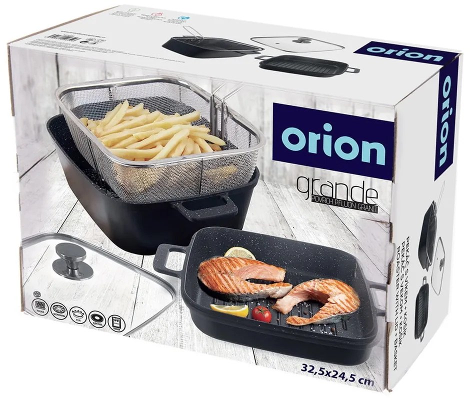 Aluminiowe brytfanny zestaw 2 szt. 24,5x32,5 cm GRANDE – Orion