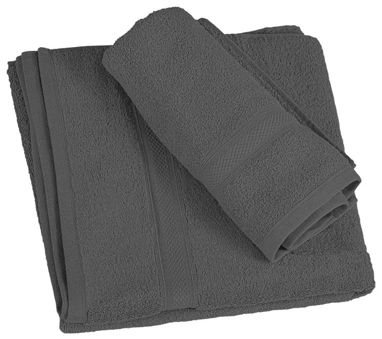 1x Ręcznik kąpielowy CLARYSSE ELEGANCE 70x140 cm + 1x ręcznik CLARYSSE 60x110 cm 100% bawełna, szary