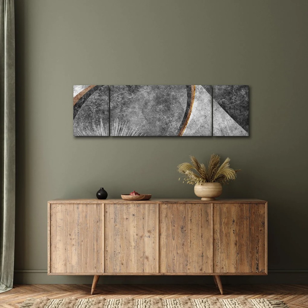 Obraz - Abstrakcja w betonie (170x50 cm)