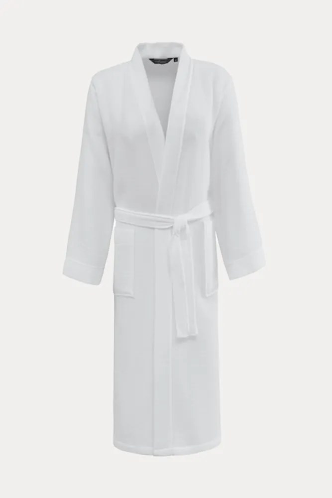 Unisex szlafrok waflowy PIQUE XL Jasnobeżowy