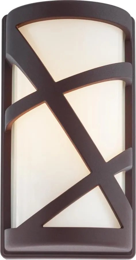 Redo 9097 - Kinkiet zewnętrzny VORTEX 1xE27/42W/230V IP44 brązowy