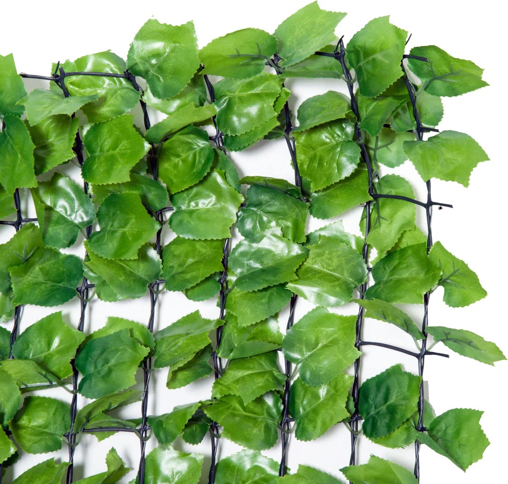 Outsunny Sztuczny Żywopłot Parawan Dekoracyjny Jasnozielony 300x150cm do Tarasu i Ogrodu | Aosom PL