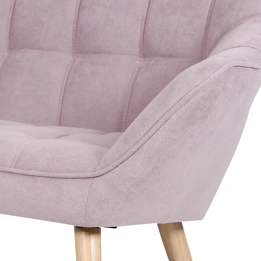 Dwuosobowa sofa AK-322 PINK2, różowa