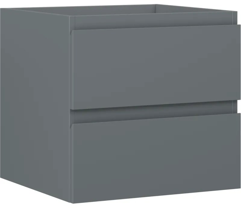 Mexen Orio szafka łazienkowa podumywalkowa 50 cm, 2 szuflady, grafit mat - 91A10-05047-2-BFF66