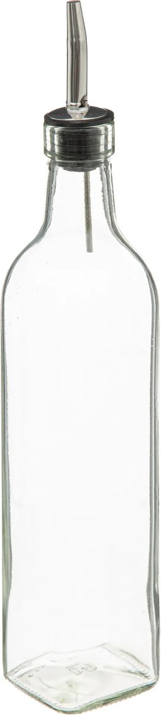 Butelki na oliwę i ocet z dozownikiem + stojak bambusowy