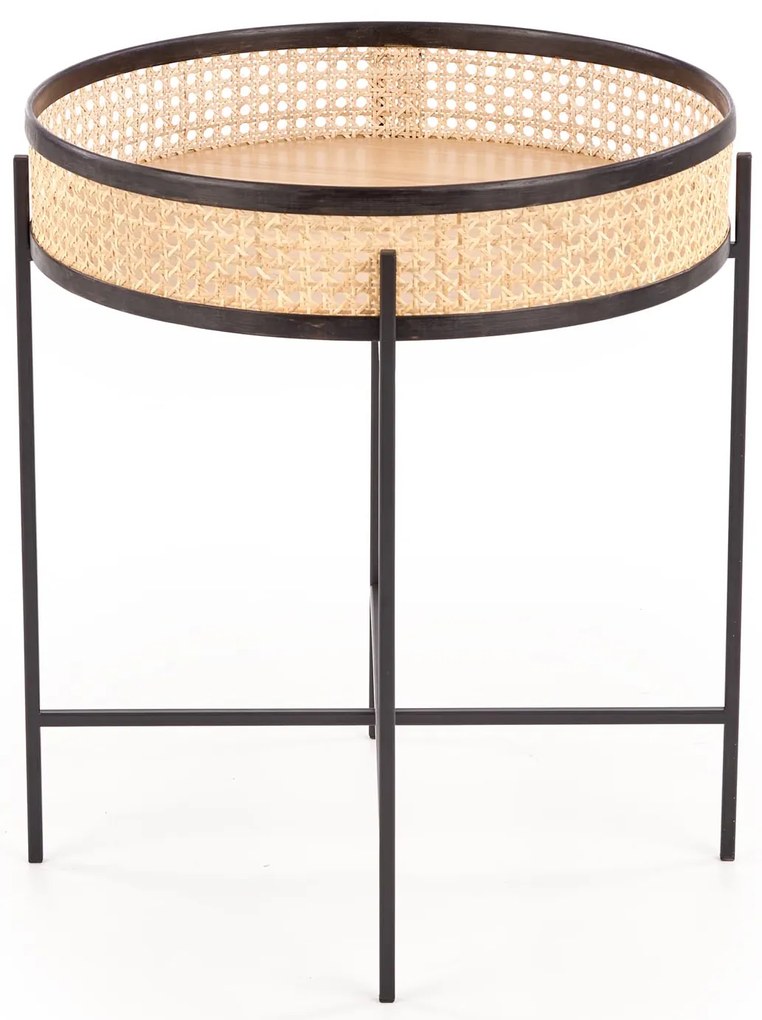 Rattanowy stolik kawowy LANIPA 50x55 cm
