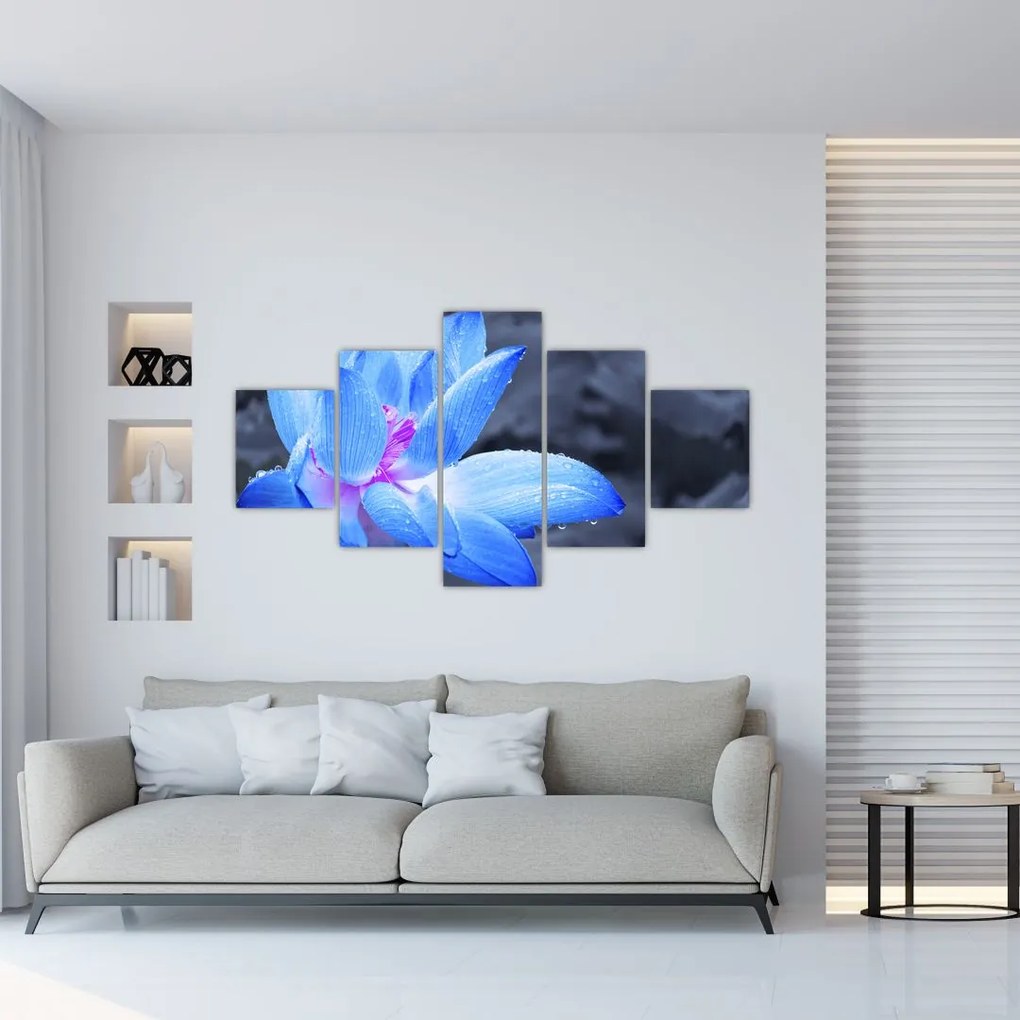 Obraz szczegółu kwiatu (125x70 cm)
