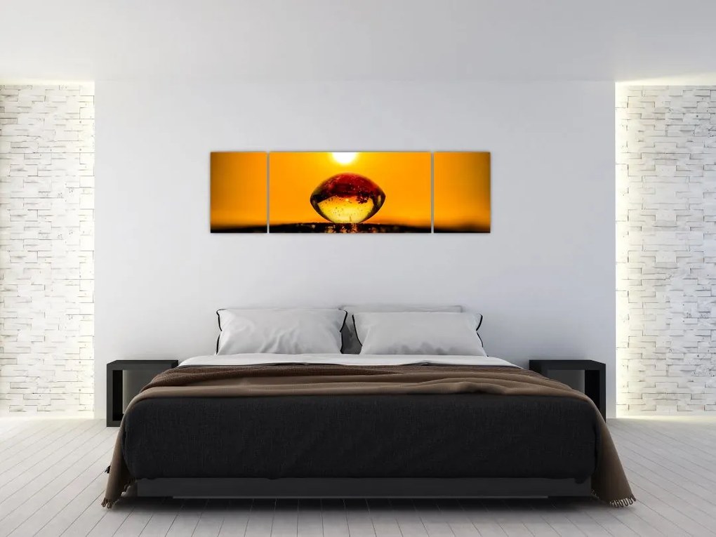 Obraz szklanej kropli (170x50 cm)