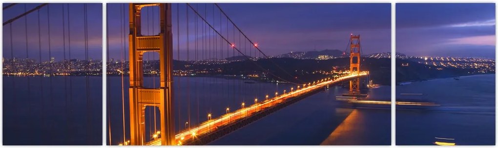 Obraz - Most Golden Gate (170x50 cm)