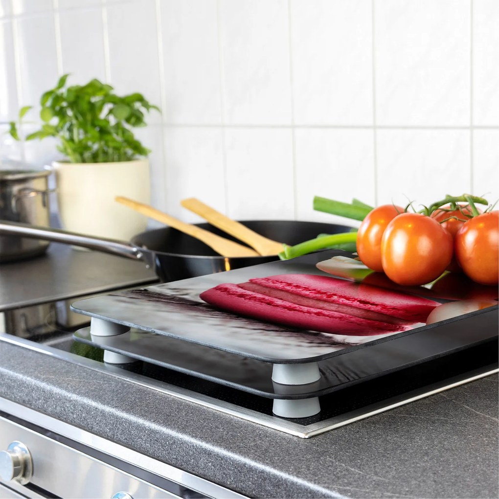 Szklane płyty ochronne MACARONS na kuchenkę – 2 sztuki, WENKO