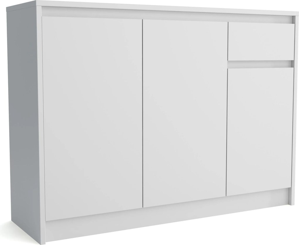 Komoda ASTORRE 113 cm do Salonu Sypialni z Szufladą Biały