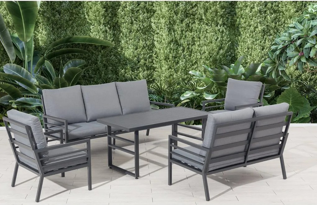 Doppler MANHATTAN ogrodowy zestaw wypoczynkowy 2+1+1+1
