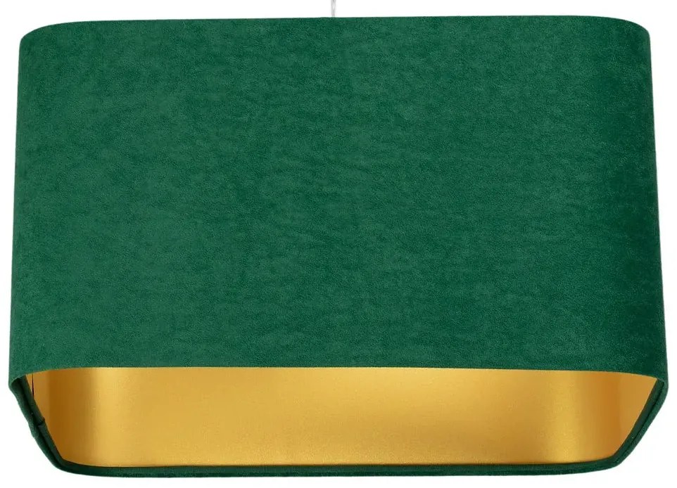 Lampa wisząca KWADRO SUE 40w20 zielona/złota BPS KONCEPT
