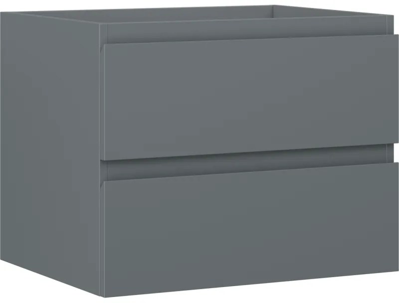 Mexen Orio szafka łazienkowa podumywalkowa 60 cm, 2 szuflady, grafit mat - 91A10-06047-2-BFF66
