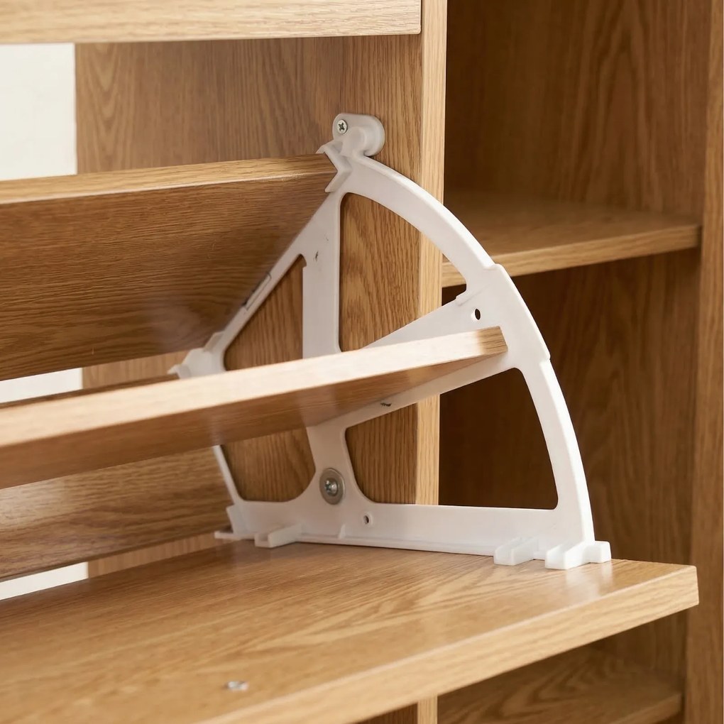 Szafka na buty TAMI, 90 x 125 x 28 cm, regulowana wysokość półek