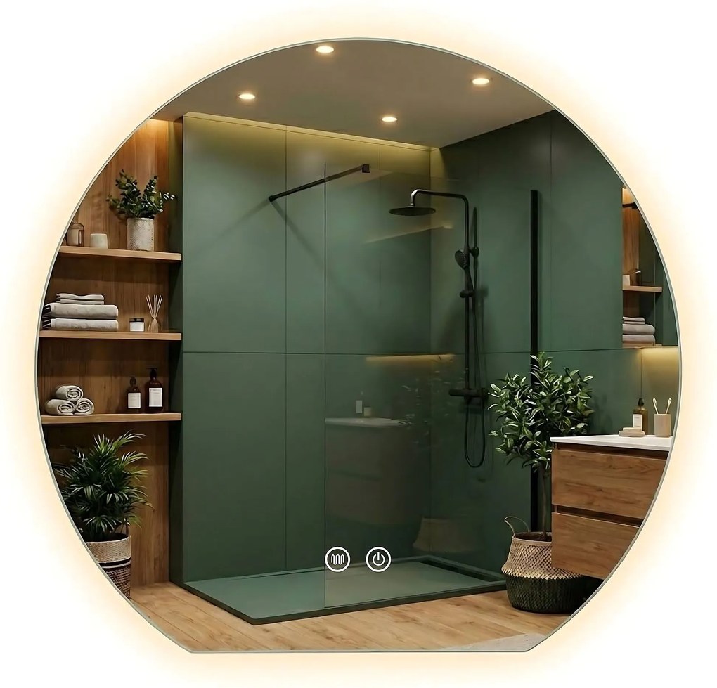 Lustro ścienne LED 90cm Fabio