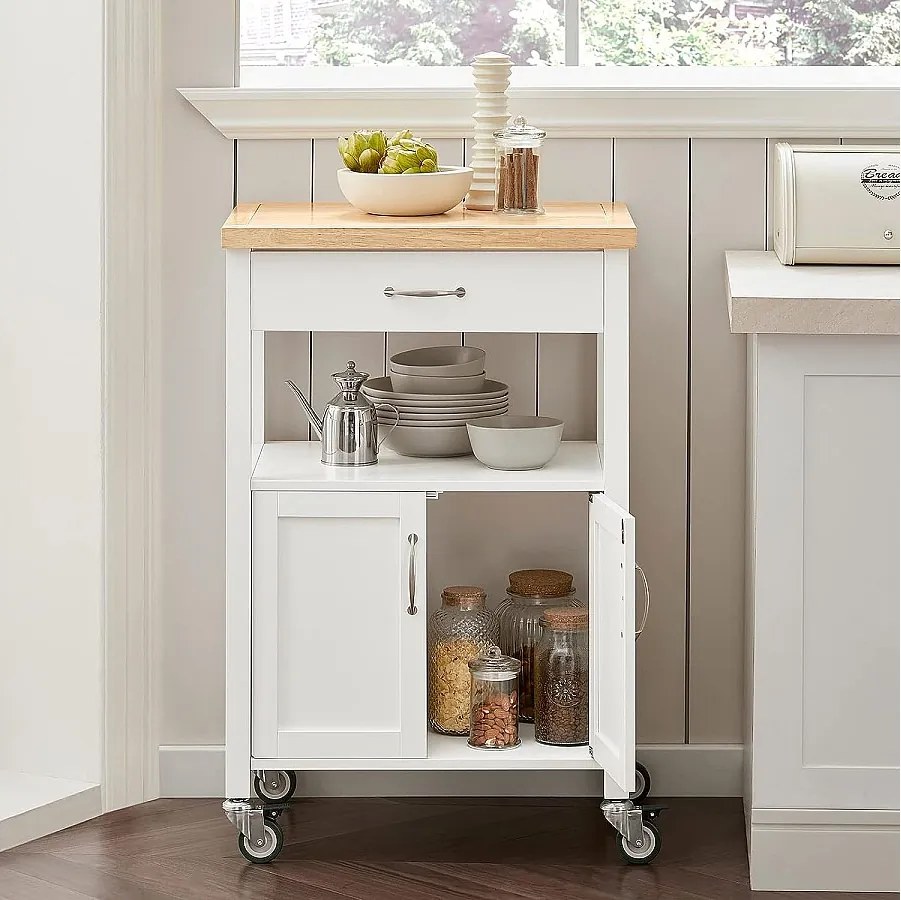 Wózek kuchenny Serwisowy szuflady Półki FKW22-WN