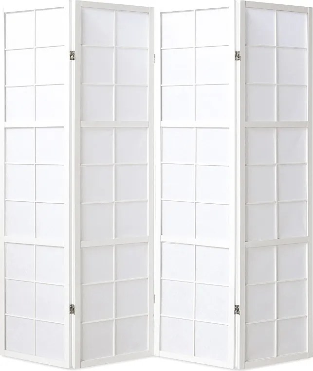 Przegroda pokojowa 176x2,2x175 cm biała Shoji