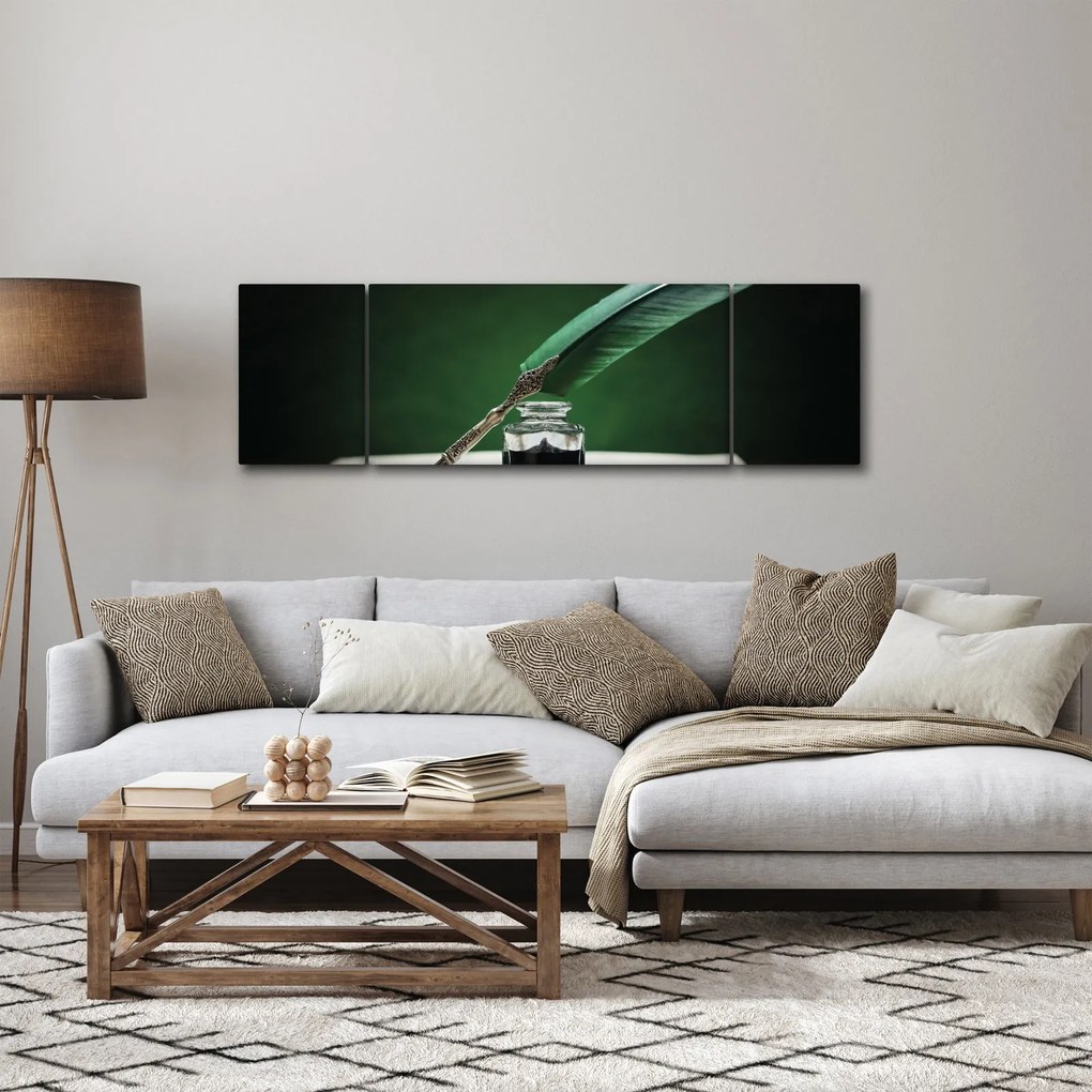 Obraz pióra do pisania (170x50 cm)