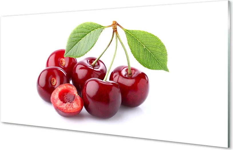Panel szklany do Kuchni Słodkie Czereśnie