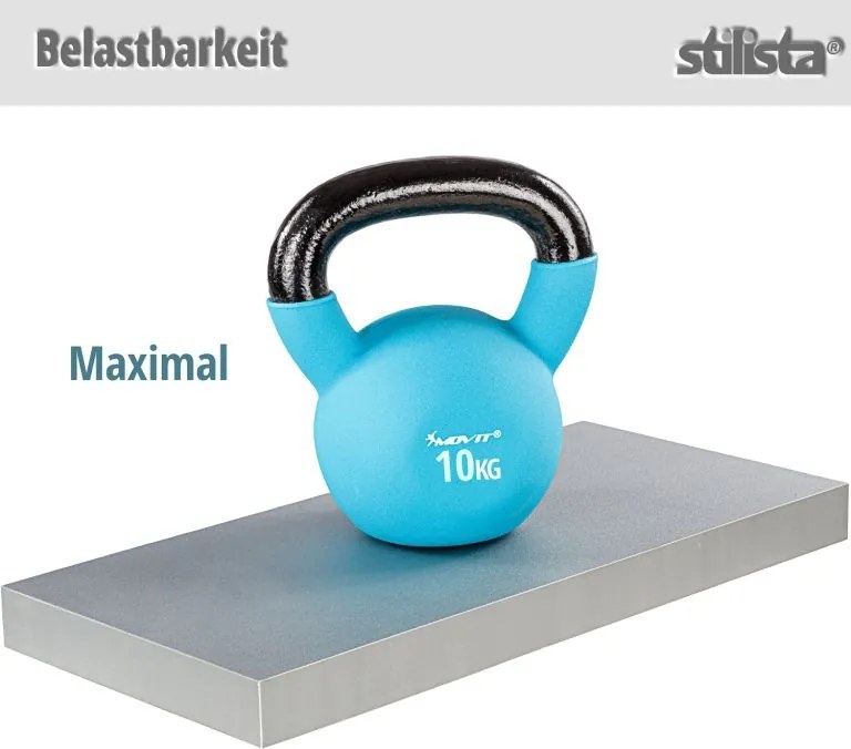 Półka ścienna Stilista Volato, 80 cm, ciemne drewno