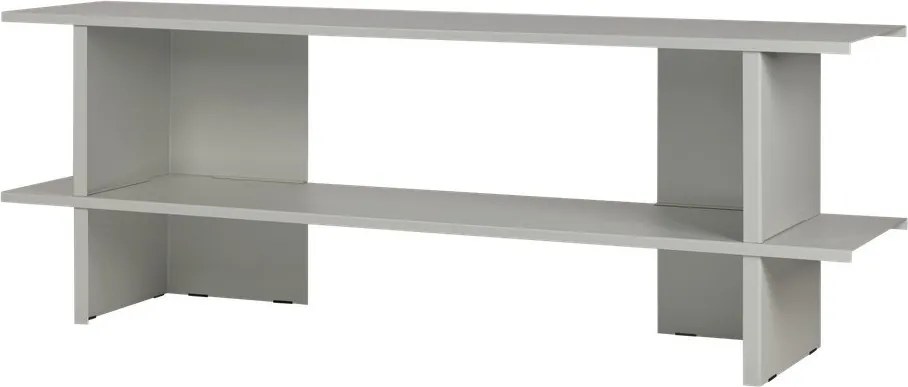 Jasnoszary metalowy regał 160x57x37 cm Hes – noo.ma