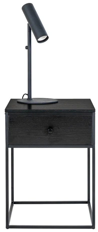 Czarna szafka nocna Vita – House Nordic
