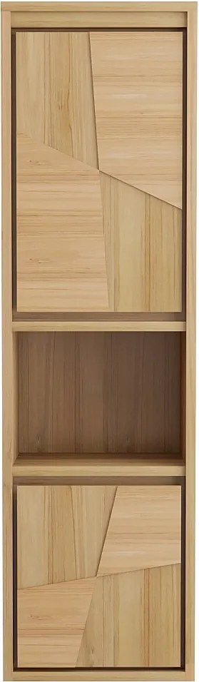 Wisząca kolumna łazienkowa z drewna tekowego - H140 cm - SUMBAWA