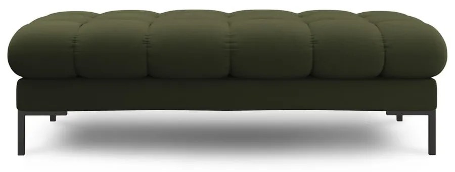 Zielona tapicerowana ławka Bali – Cosmopolitan Design