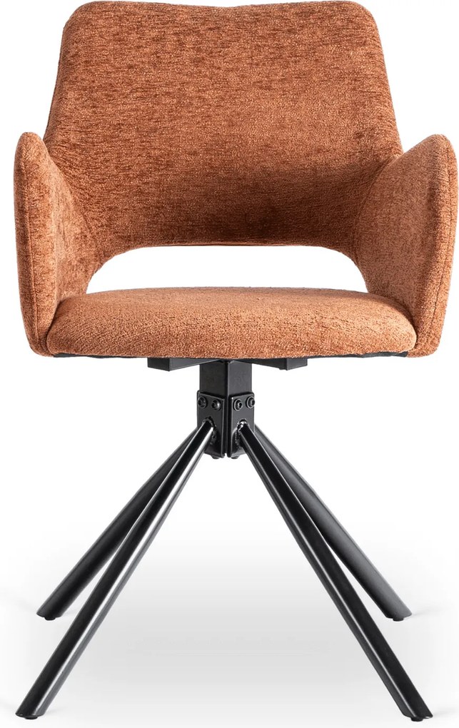 Krzesło Tapicerowane FLAV Rude Nowoczesne