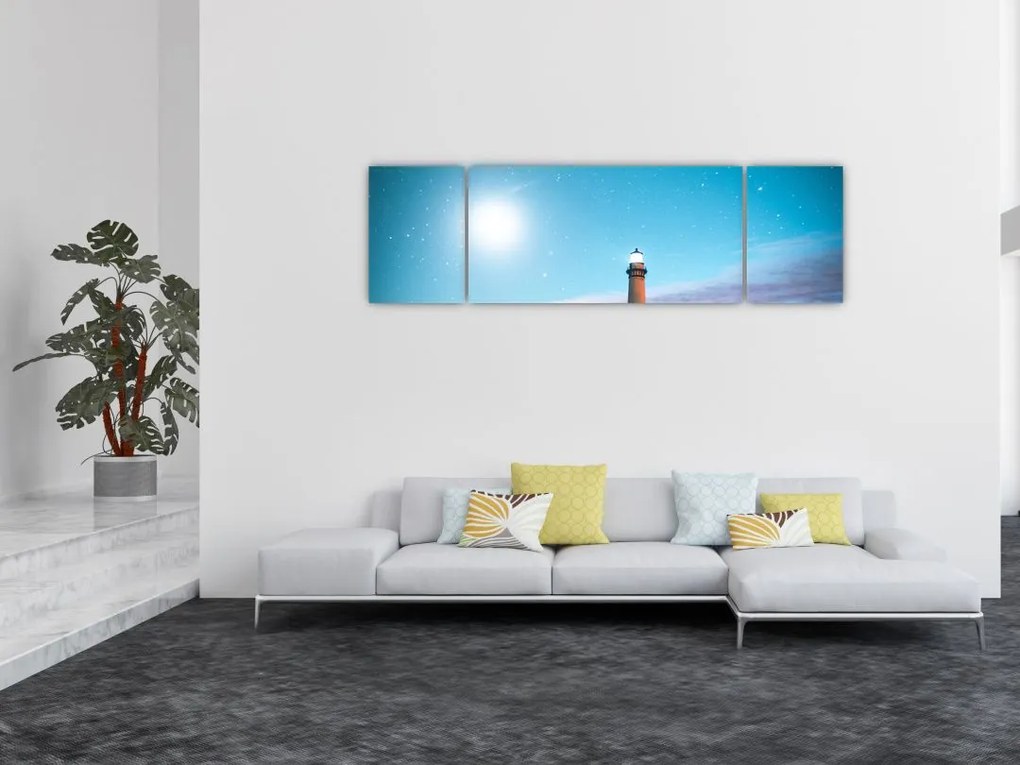 Obraz latarni morskiej (170x50 cm)