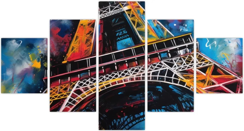 Obraz - Obraz wieży Eiffla II. (125x70 cm)
