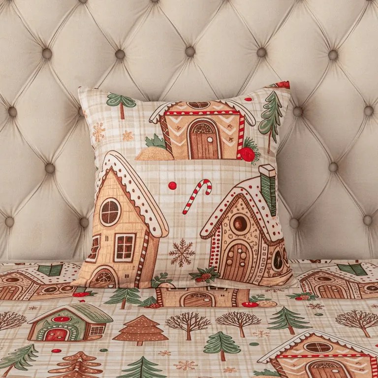 Poszewka na poduszkę z mikrofibry GINGER HOME 45x45 cm, kolorowa
