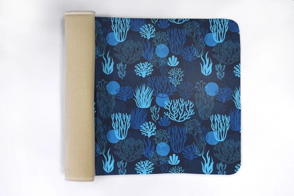 Dywanik do łazienki Dywanik do łazienki Niebieski Rafa Koralowa