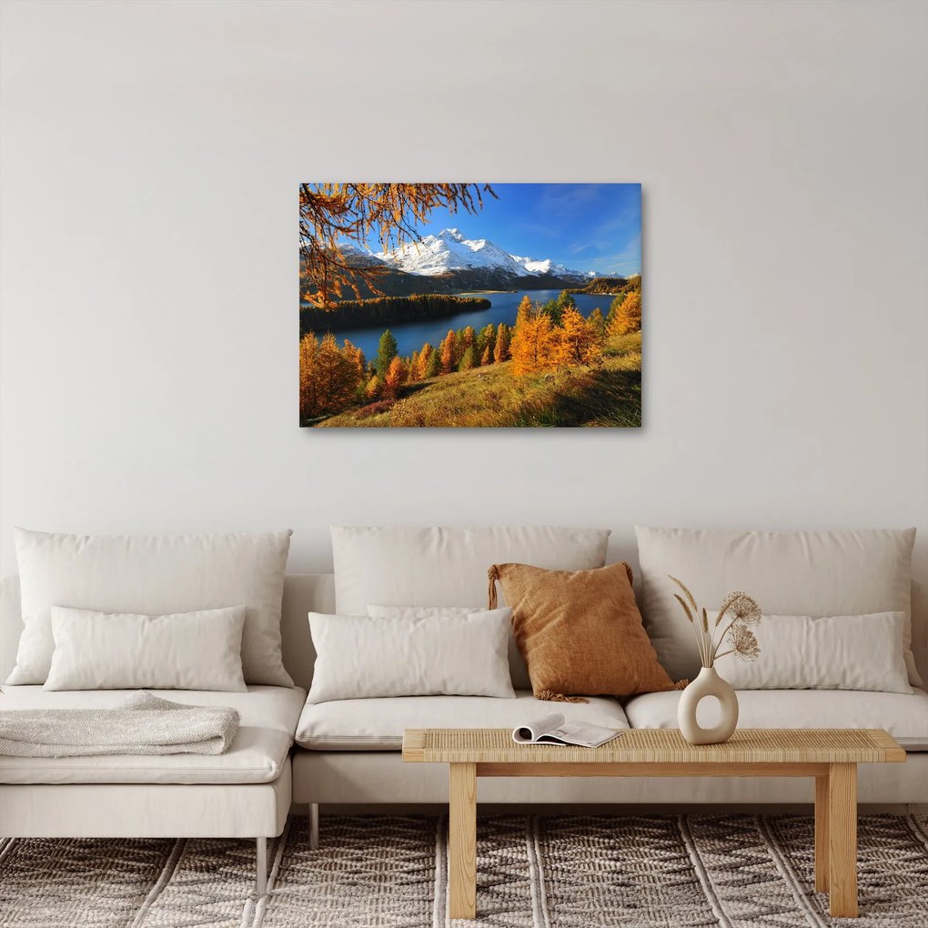 Obraz - Jesień w Alpach (70x50 cm)