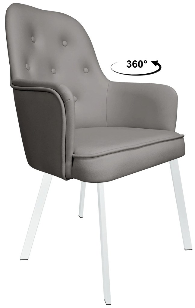 Krzesło obrotowe SARA noga Profil biała Vega83