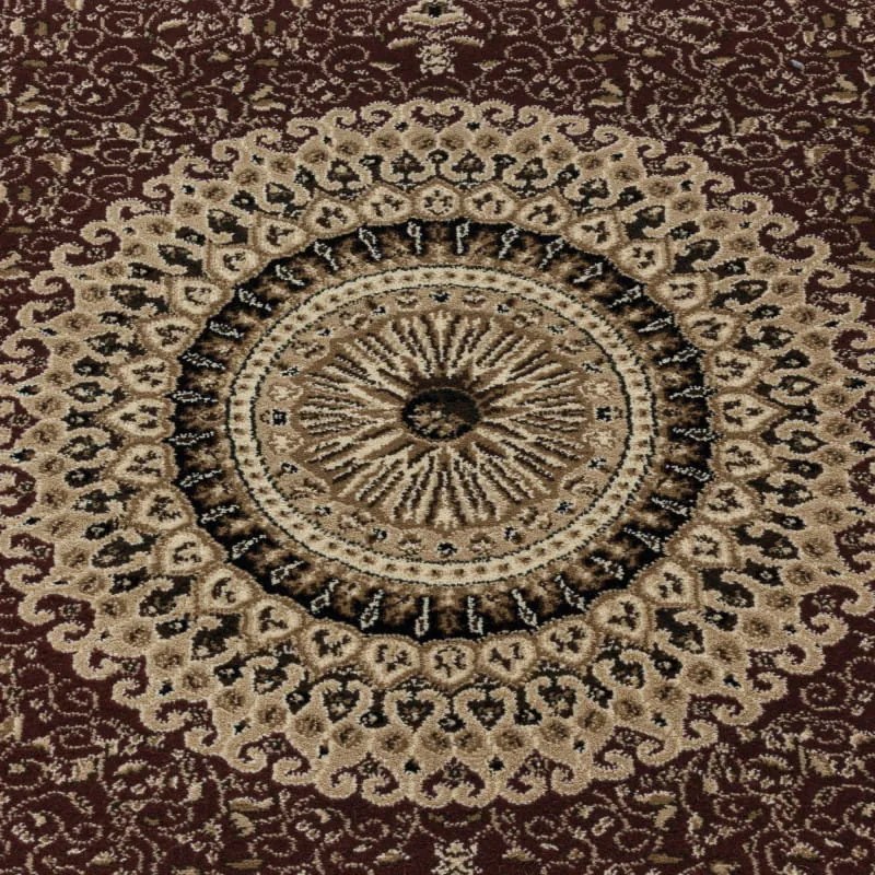 Dywan klasyczny Kashmir Ornament czerwono-kremowy 80 cm x 150 cm
