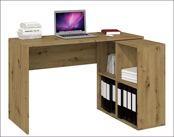 Regał pod biurko w kolorze dąb artisan - Selex 5X