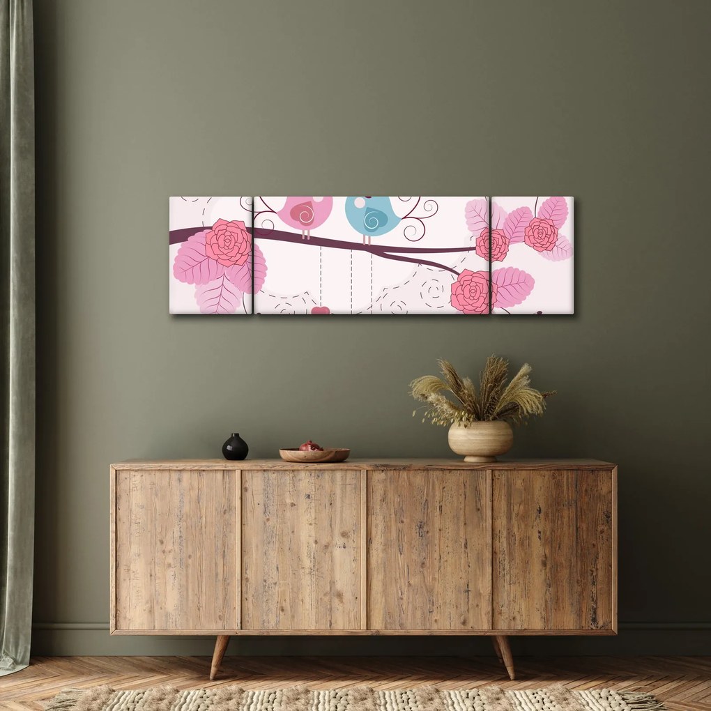 Obraz - Czas miłości (170x50 cm)