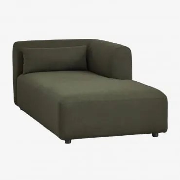 Szezlong Prawy Do Sofy Modułowej Fogler Chenille Salvia Zieleń - Sklum