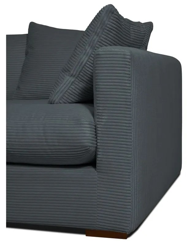 Szara sztruksowa sofa 175 cm Comfy – Scandic